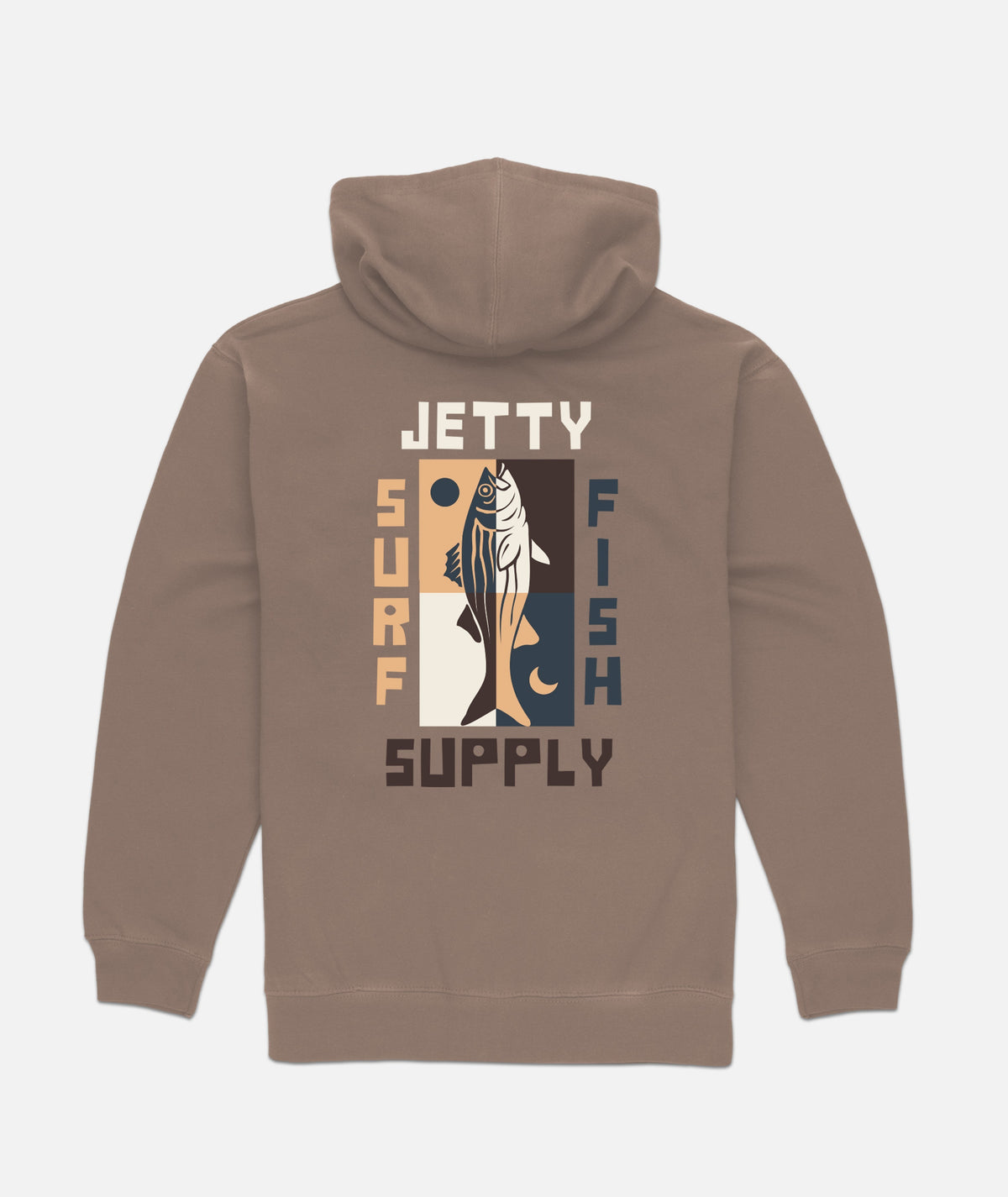 Quadrant Hoodie -Brown - Jetty