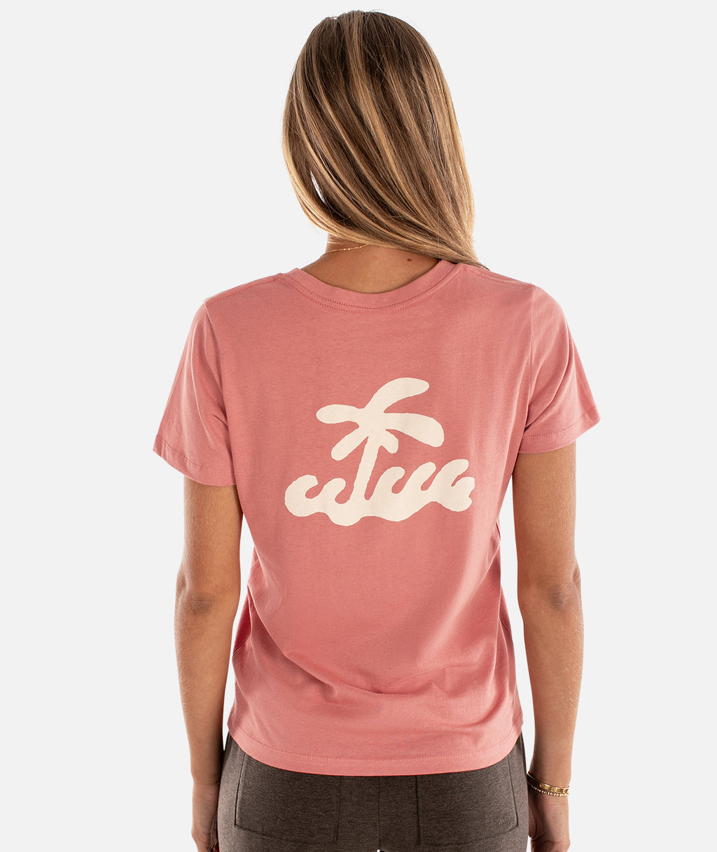 Droplet Tee - Dusty Rose - Jetty