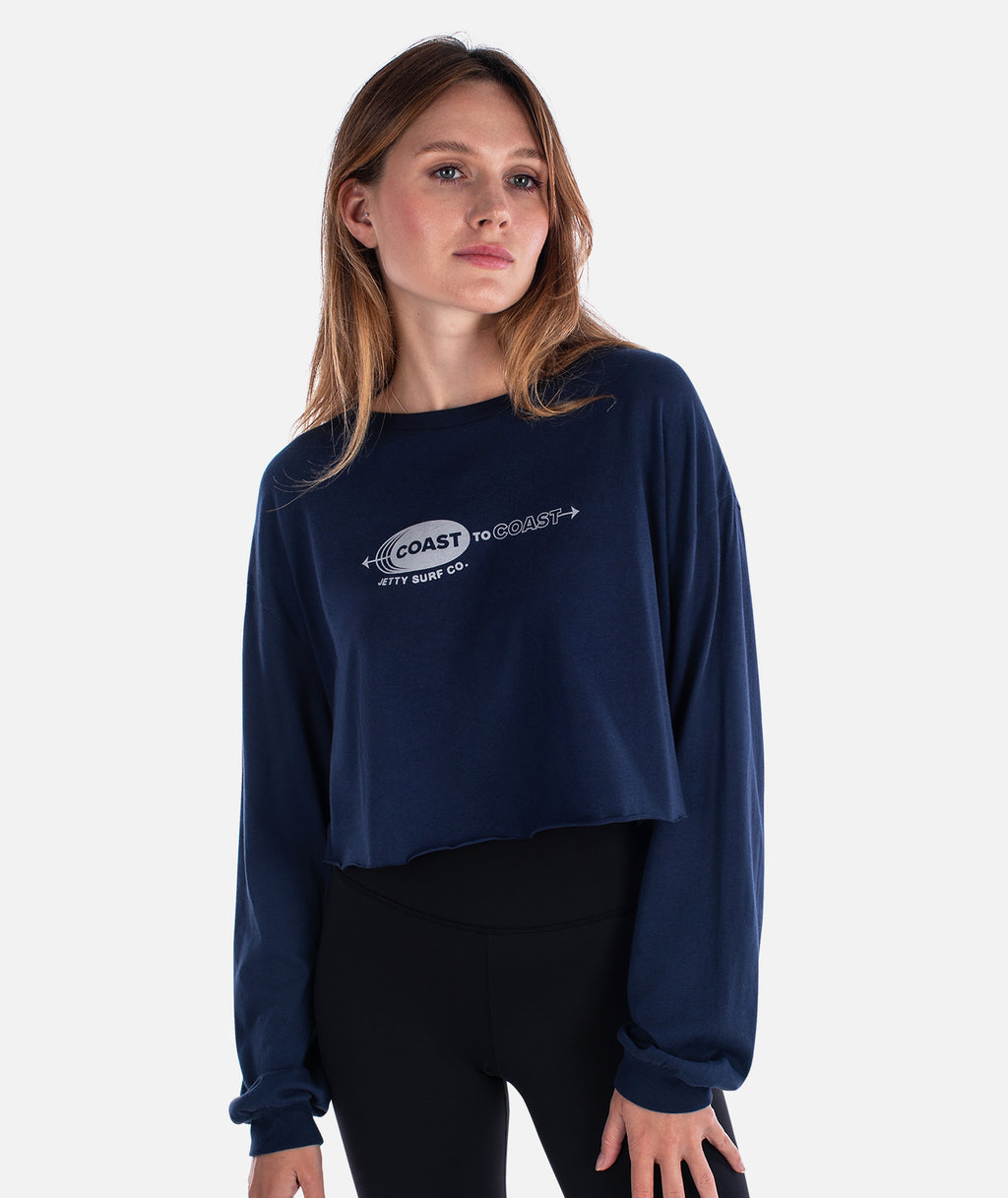 Coast to Coast Long Sleeve - Navy - Jetty