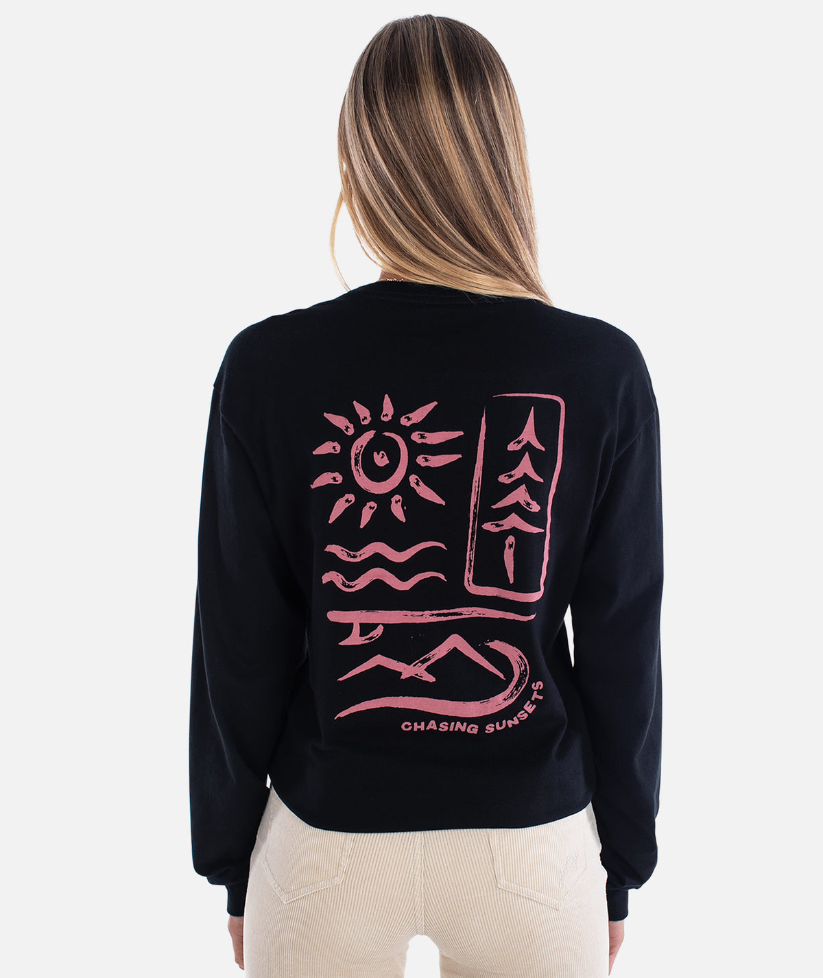 Sunsets Long Sleeve - Black - Jetty