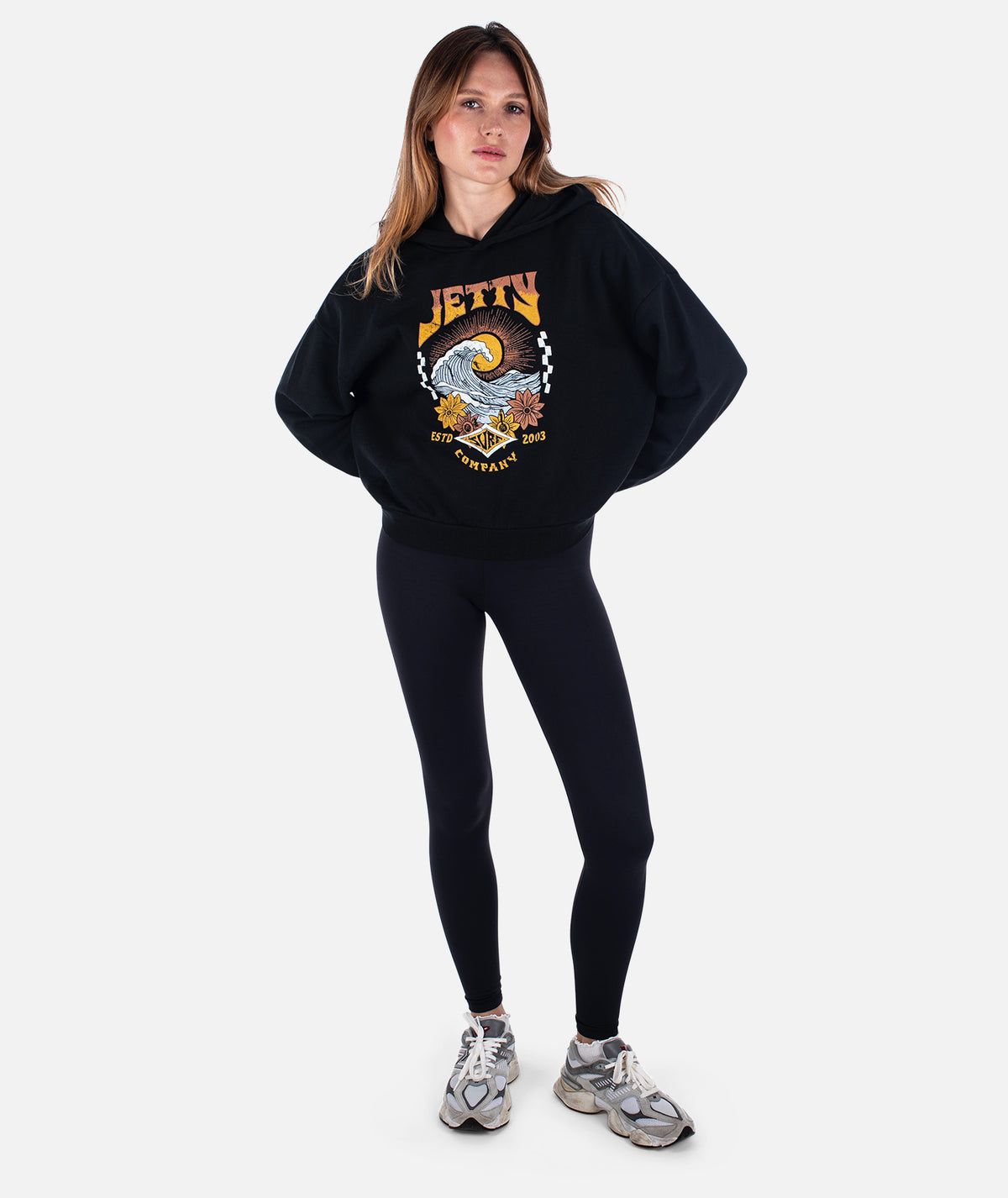Whitecap Hoodie - Black - Jetty