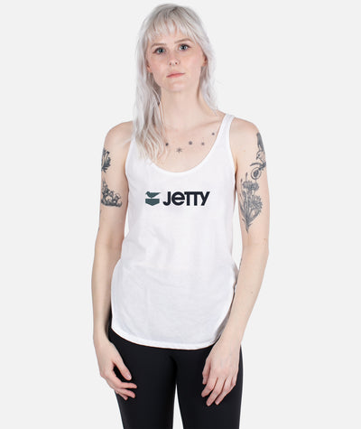 Otis Logotype Tank - White