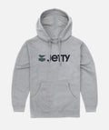 Otis Logo Hoodie - Heather Grey - Jetty