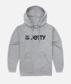 Otis Logo Hoodie - Heather Grey - Jetty