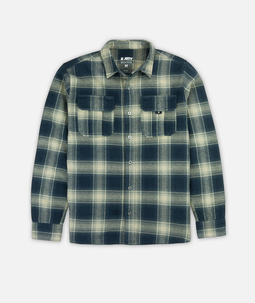 Arbor Flannel - Storm - Jetty