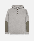 Barnacle Knit Hoodie - Grey - Jetty
