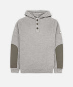 Barnacle Knit Hoodie - Grey - Jetty