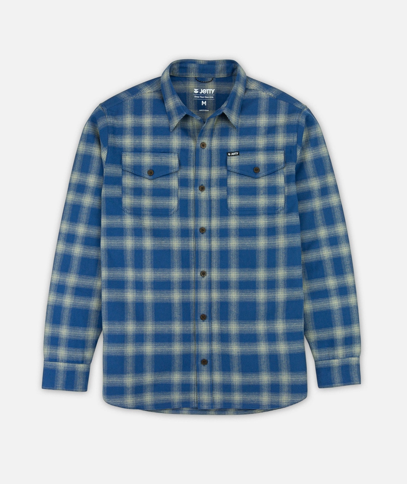Breaker Flannel - Blue - Jetty