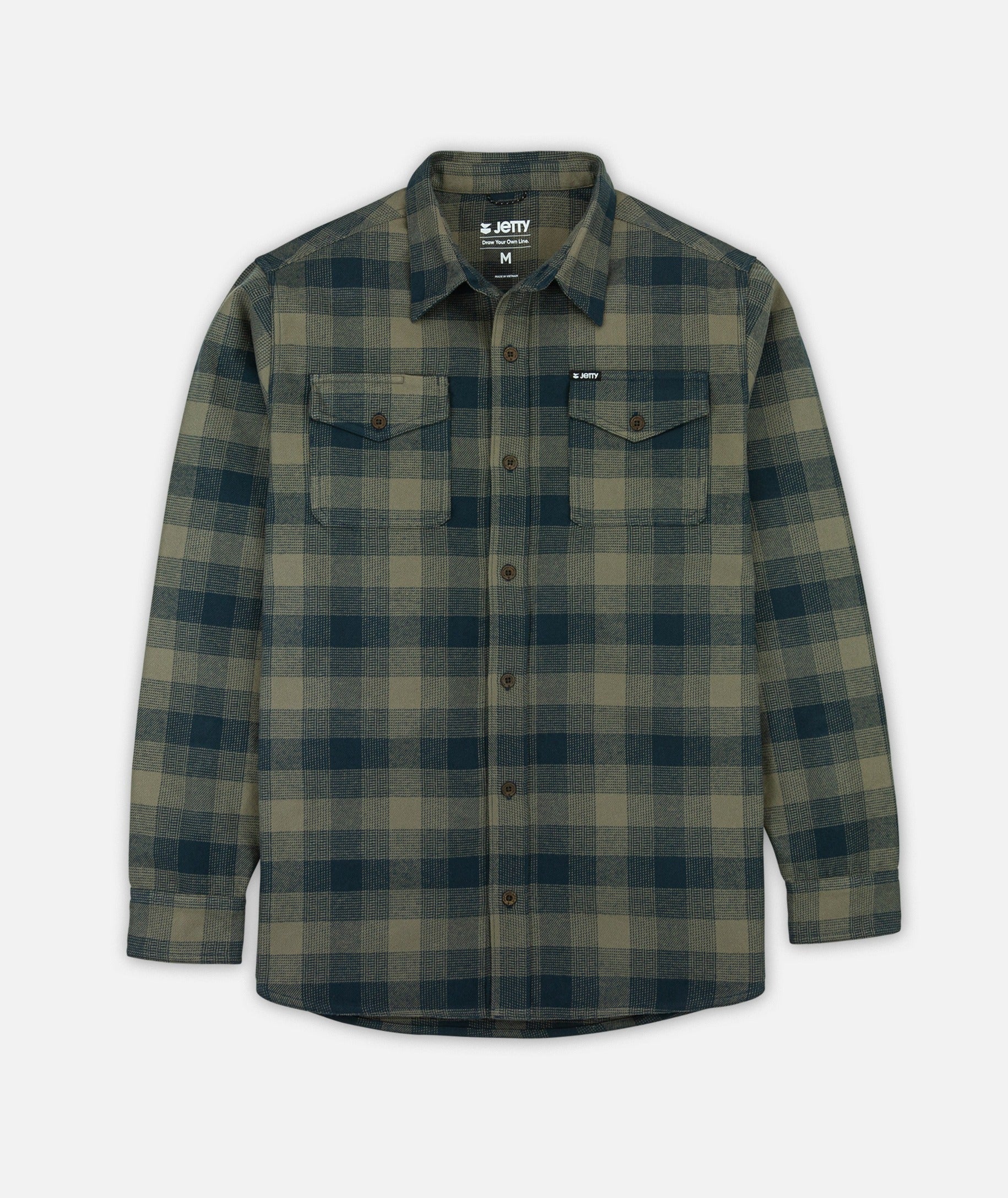 Breaker Flannel - Brown - Jetty