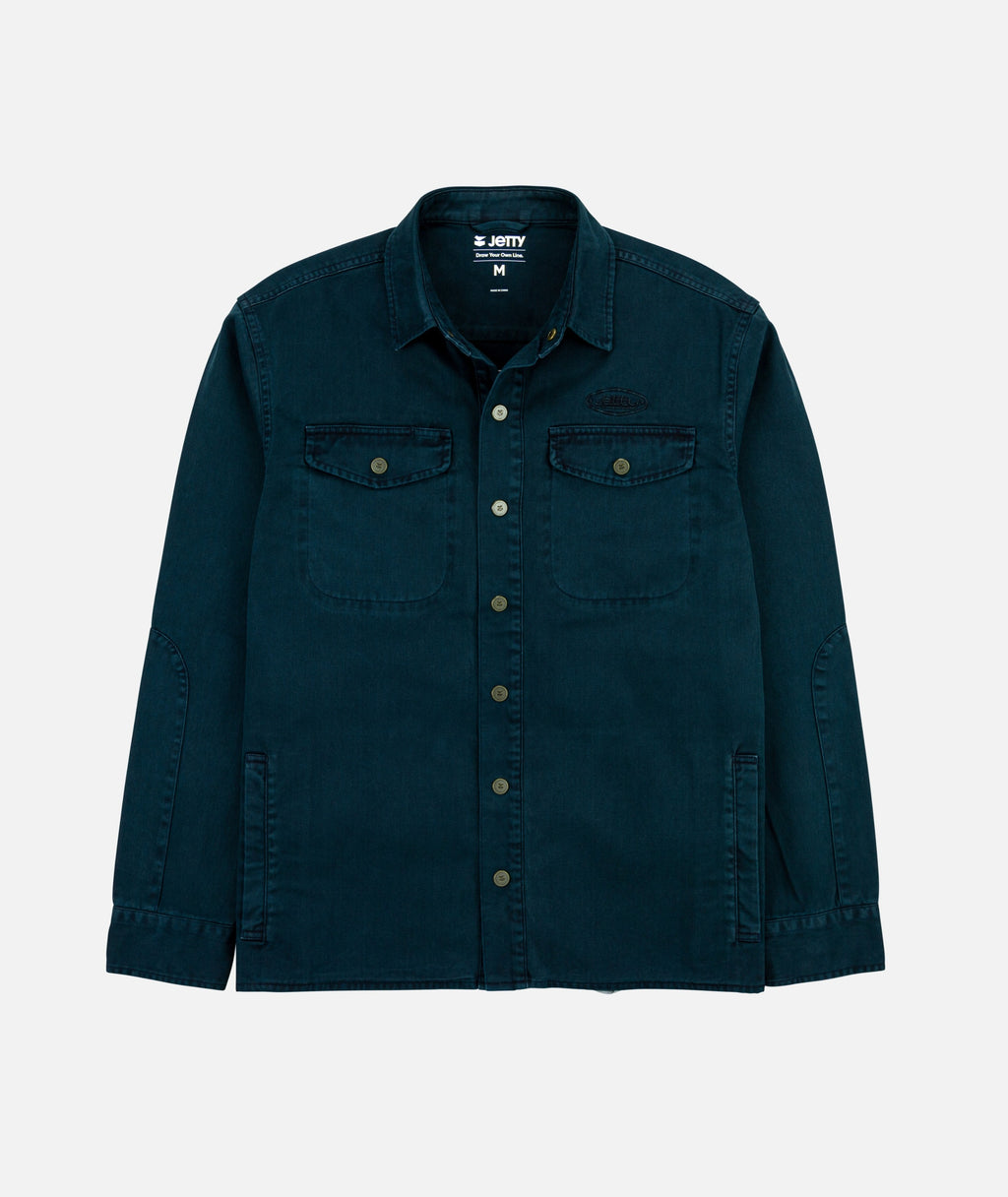 McCaffrey Long Sleeve Work Shirt - Navy - Jetty