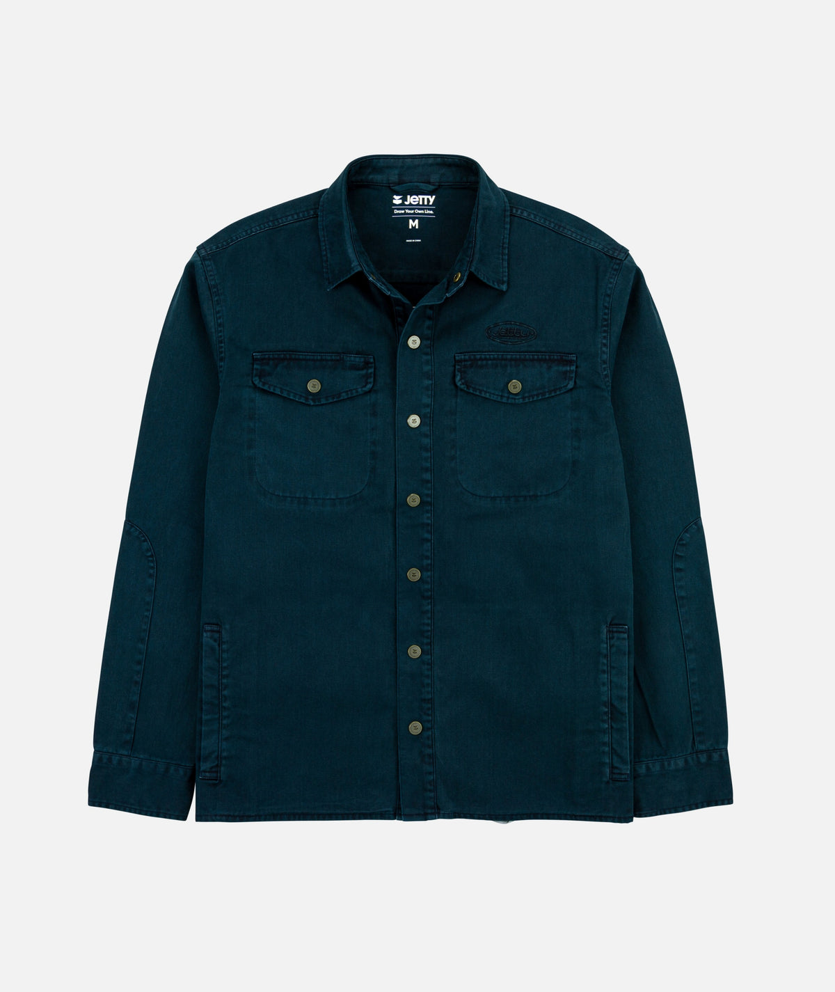 McCaffrey Long Sleeve Work Shirt - Navy - Jetty