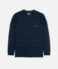 Pehala Slub Long Sleeve Tee - Navy