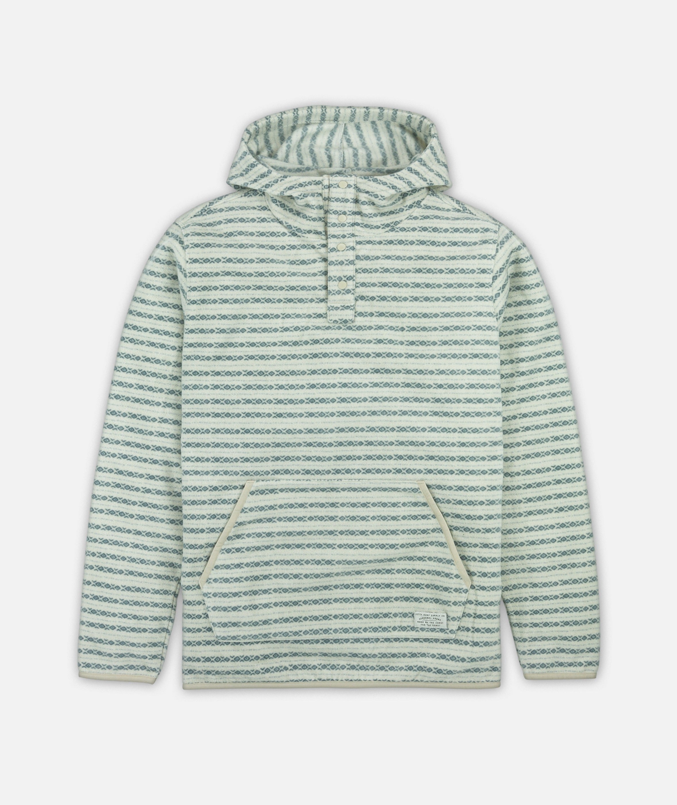 Quintin Fleece Hoodie - Grey - Jetty
