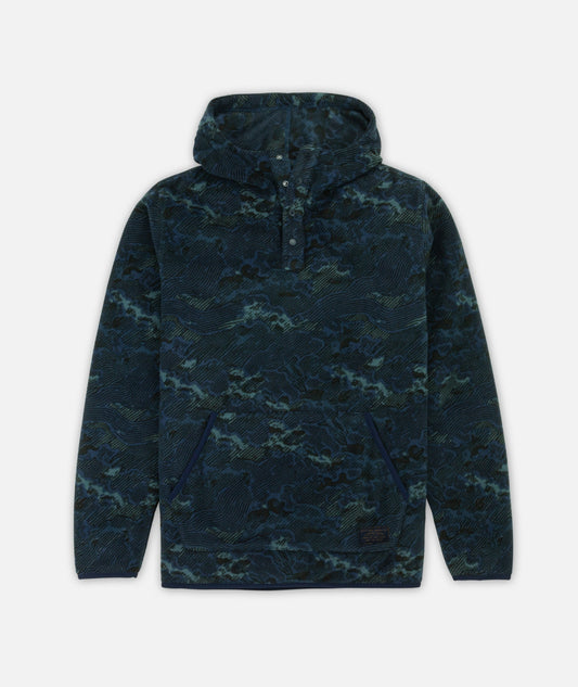 Quintin Fleece Hoodie - Navy