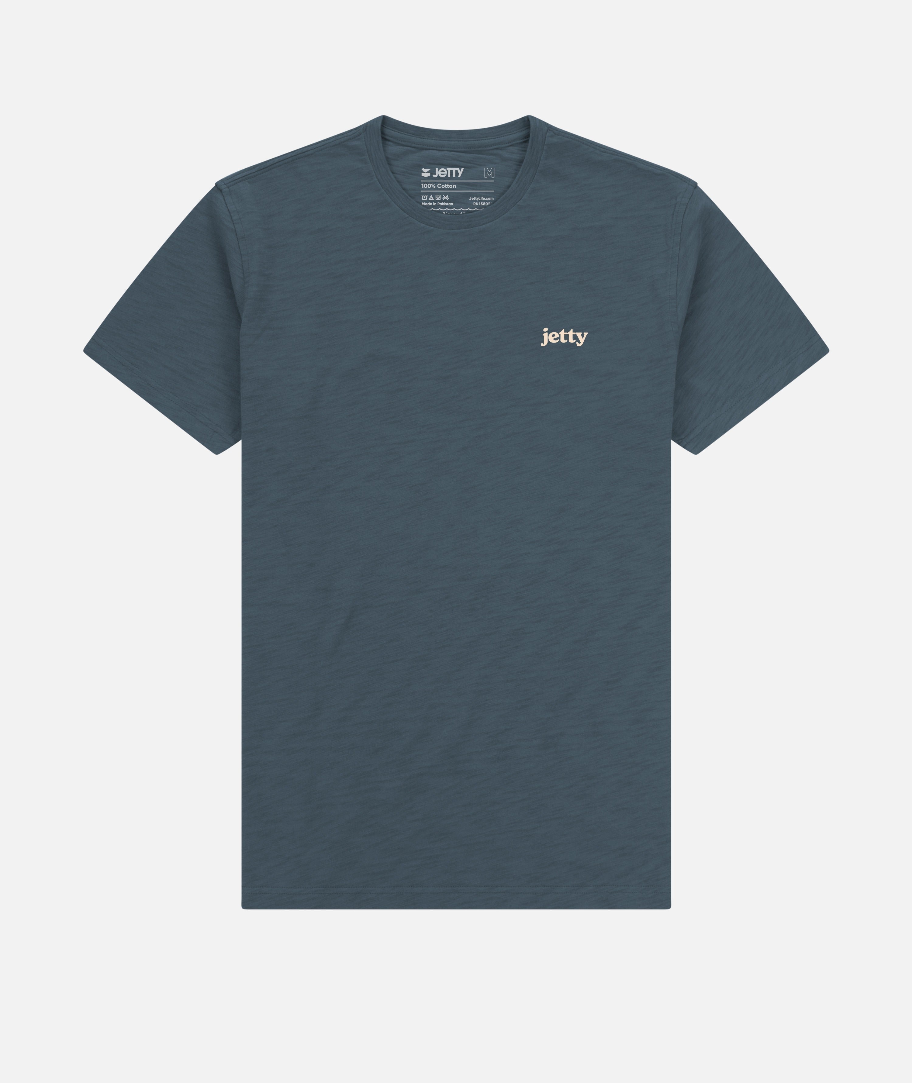 Sedge Slub Tee - Dark Slate - Jetty
