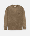 Tanker Acid Wash Long Sleeve - Brown - Jetty