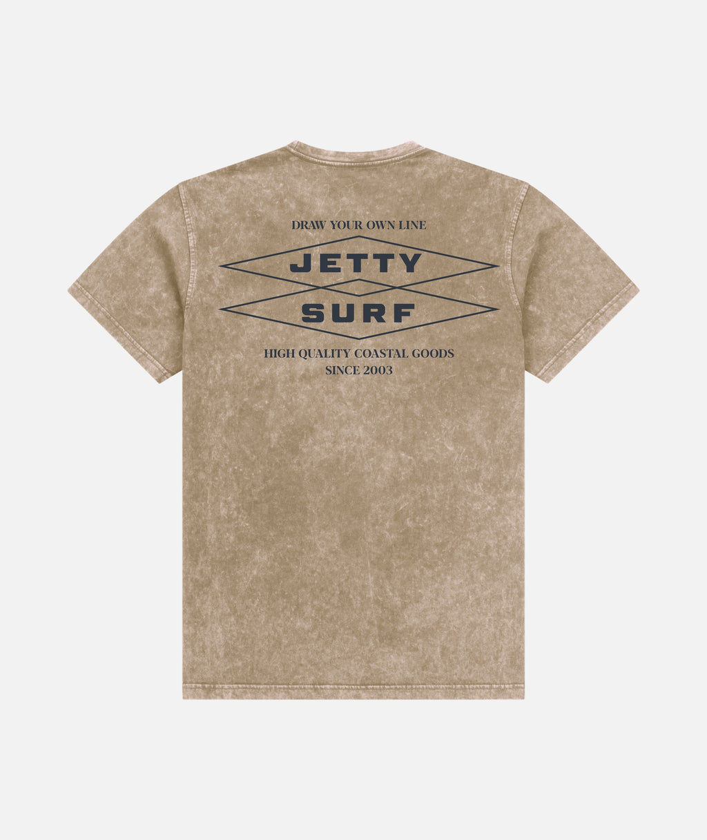 Cubic Acid Tee - Blush