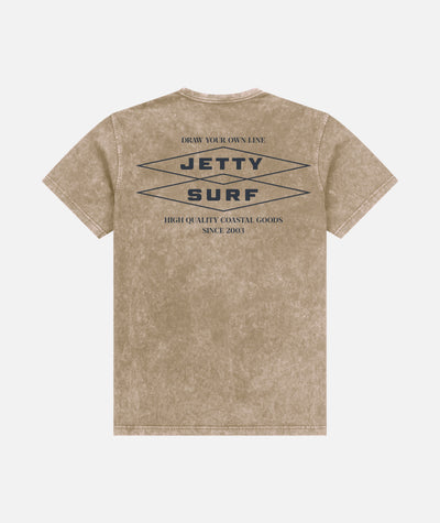 Cubic Acid Tee - Blush