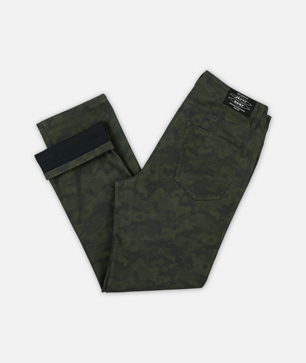 Bedrock Lined Pant - Army - Jetty