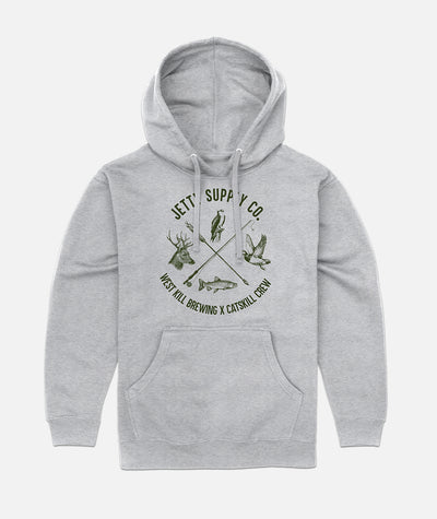 Jetty Catskills Crew Hoodie - Heather Grey