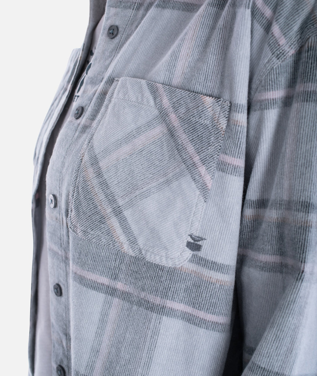 Alpine Corduroy Shirt - Grey - Jetty
