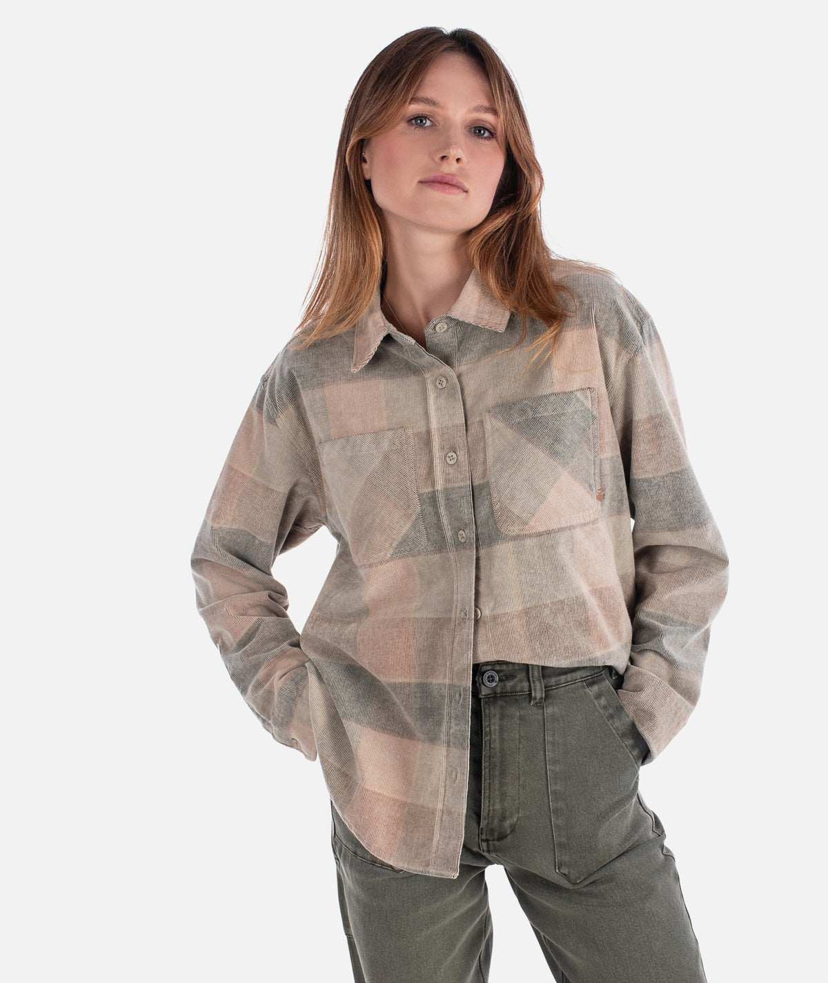 Alpine Corduroy Shirt - Mauve - Jetty