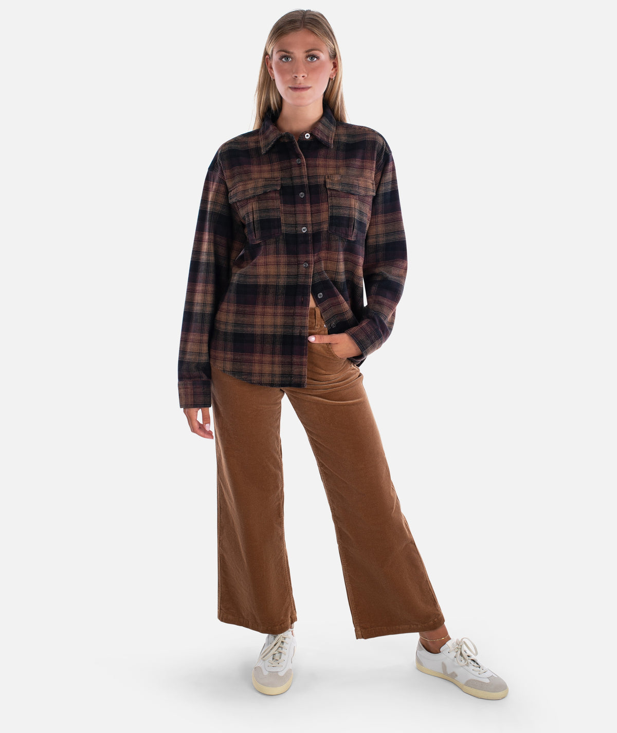 Anchor Flannel - Brown - Jetty