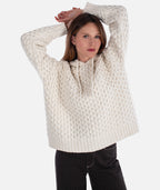 Beacon Honeycomb Hoodie - Ivory - Jetty
