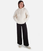 Beacon Honeycomb Hoodie - Ivory - Jetty