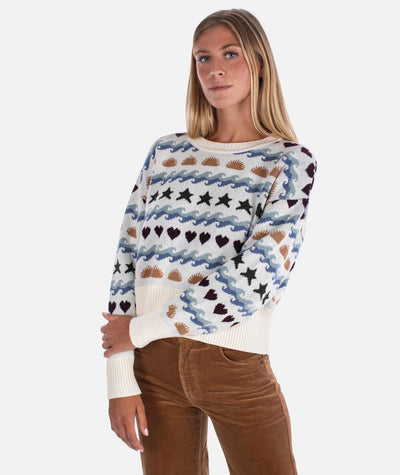Crescent Sweater - Ivory