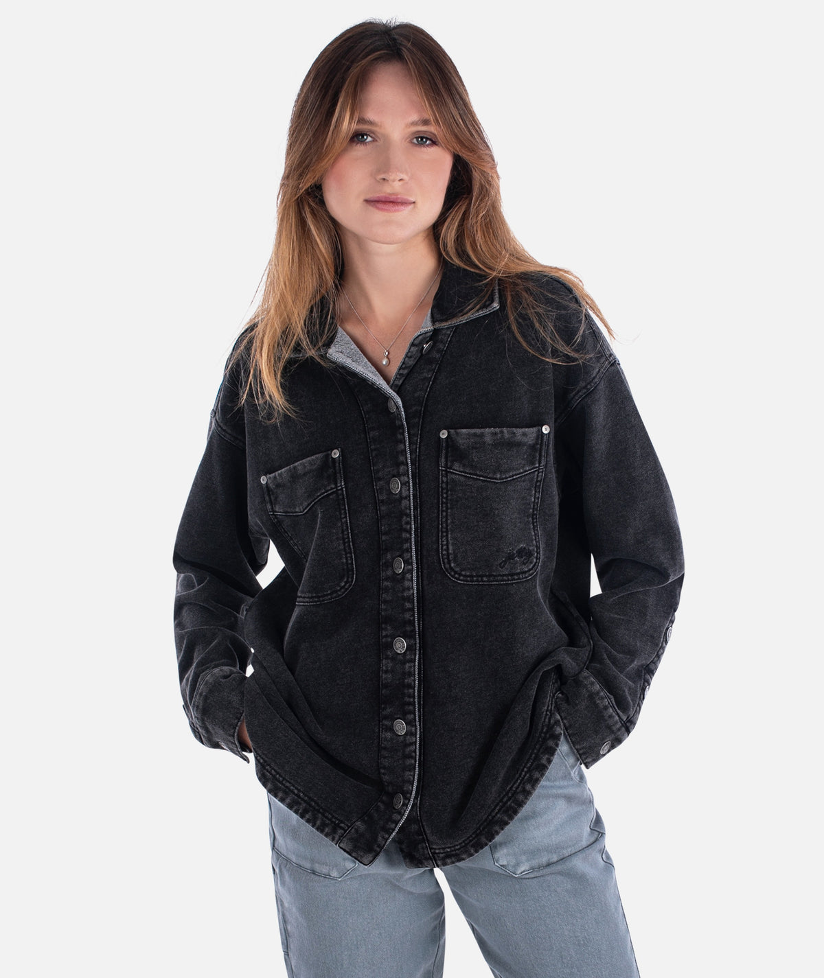 Eden Knit Shirt - Black - Jetty