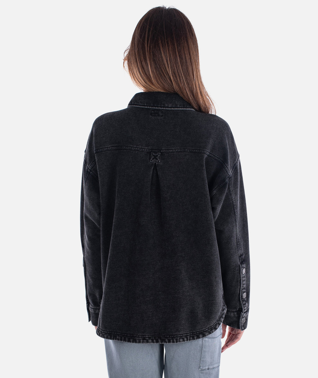 Eden Knit Shirt - Black - Jetty