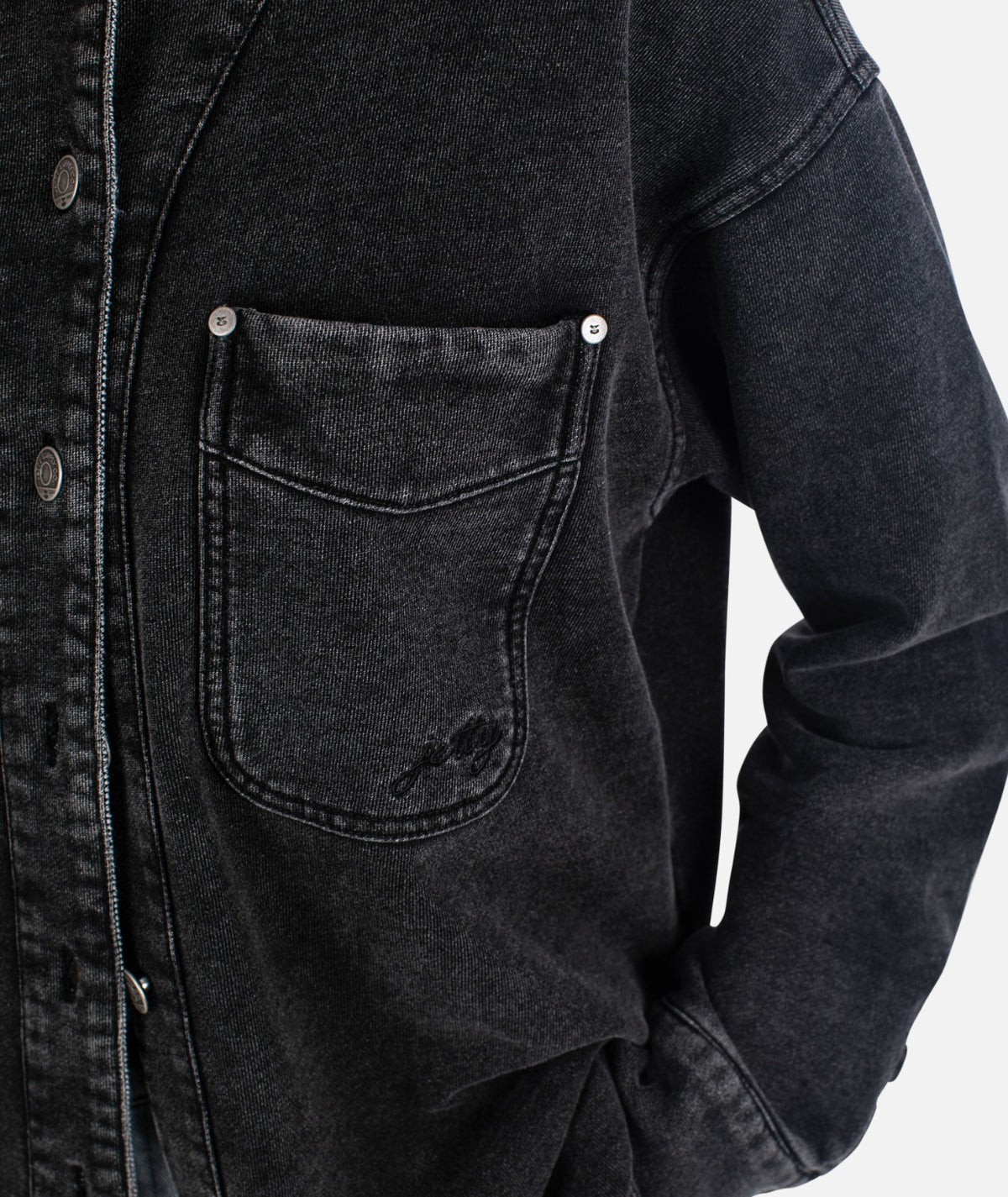 Eden Knit Shirt - Black - Jetty