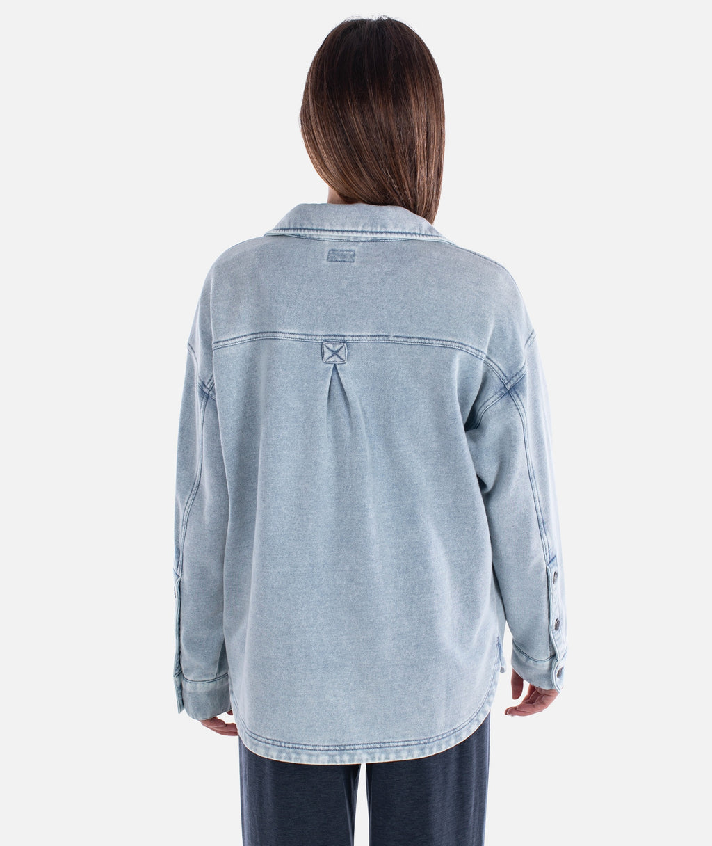 Eden Knit Shirt - Denim - Jetty