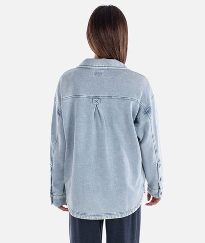 Eden Knit Shirt - Denim