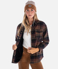 Nivean Flannel Jacket - Brown - Jetty