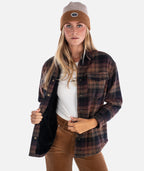 Nivean Flannel Jacket - Brown - Jetty