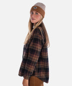 Nivean Flannel Jacket - Brown - Jetty