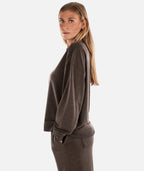 Rosewood Crewneck Sweatshirt - Brown - Jetty