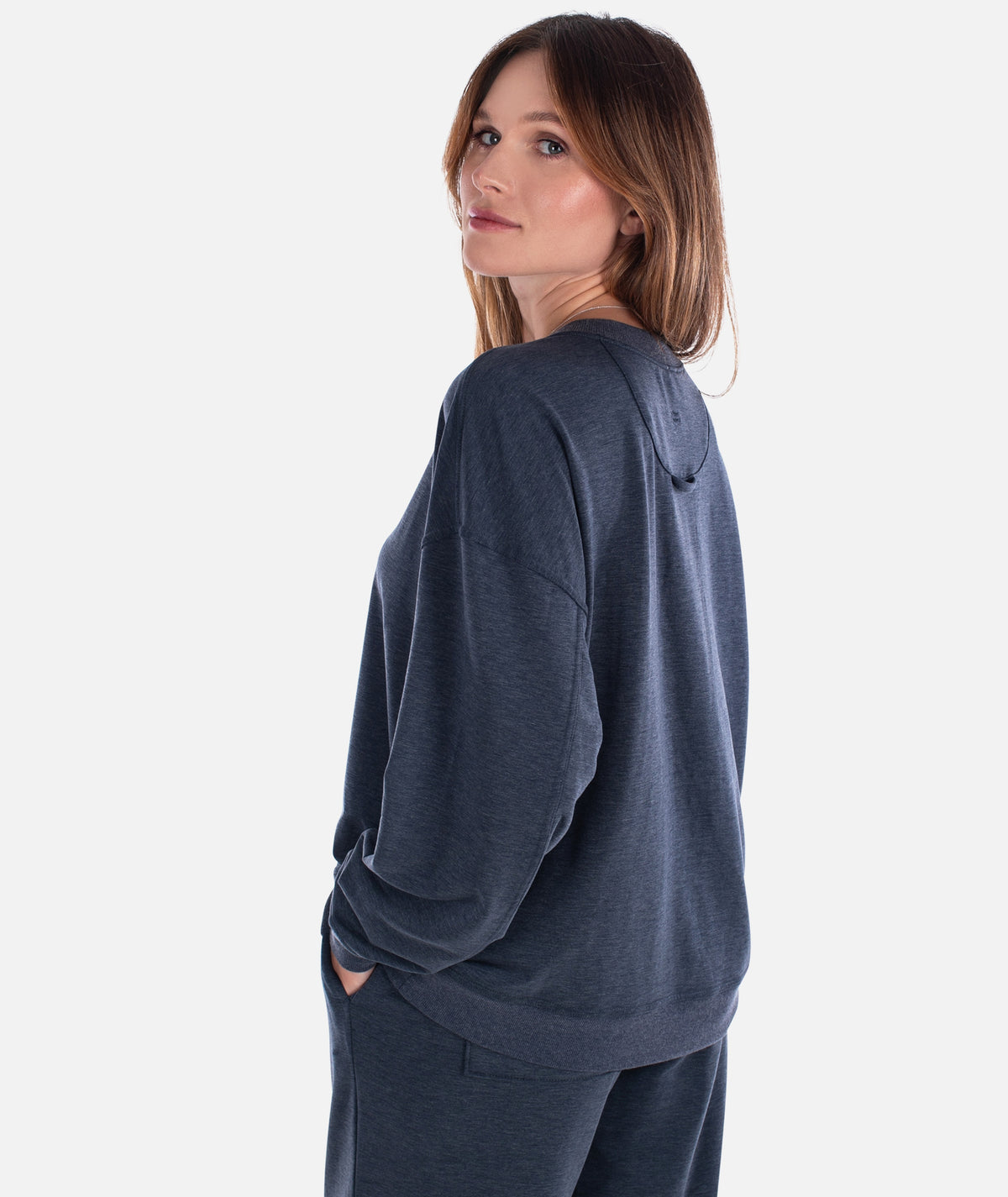 Rosewood Crewneck Sweatshirt - Navy - Jetty