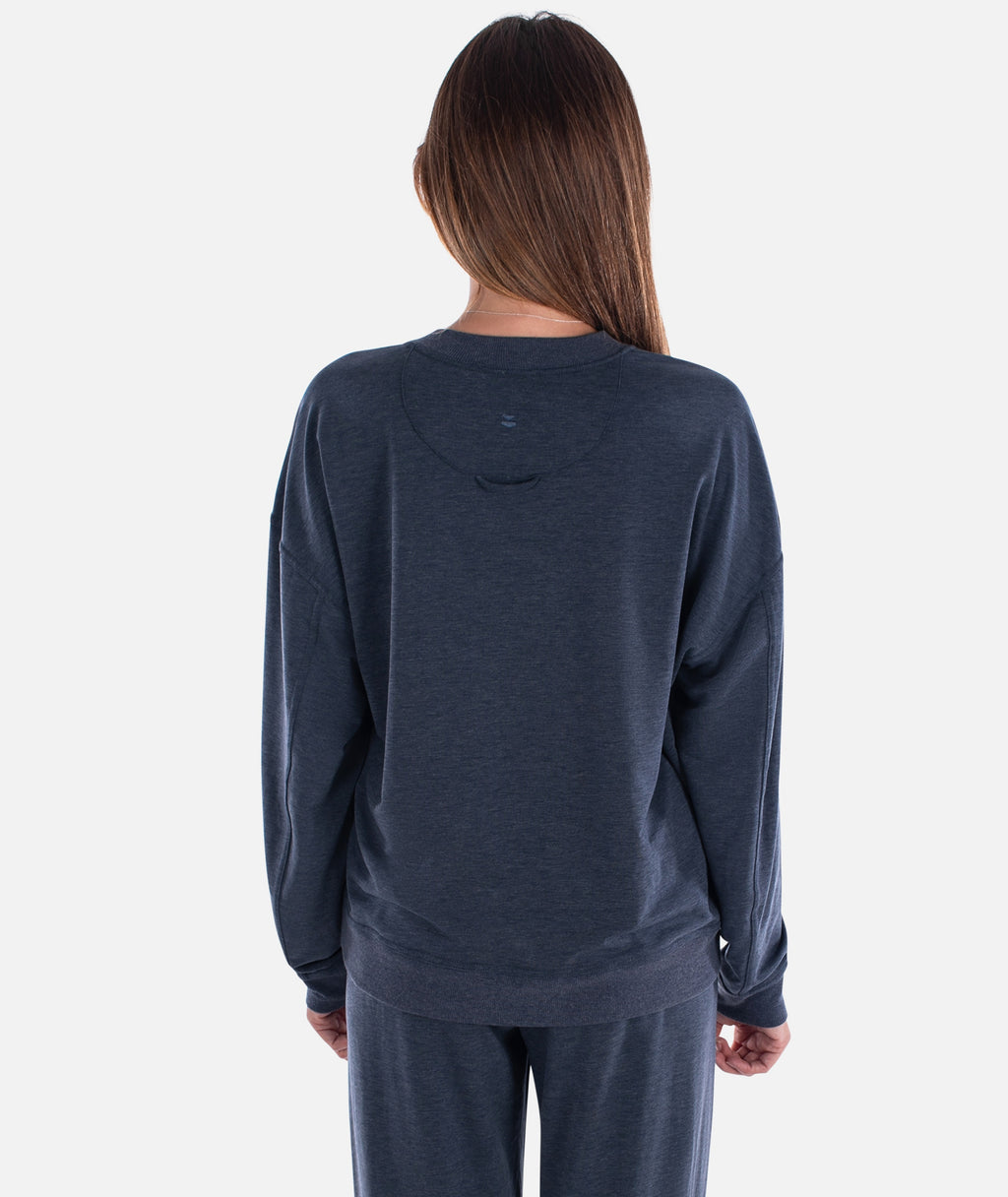 Rosewood Crewneck Sweatshirt - Navy - Jetty