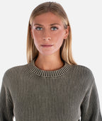 Sundrenched Crewneck Sweater - Olive - Jetty