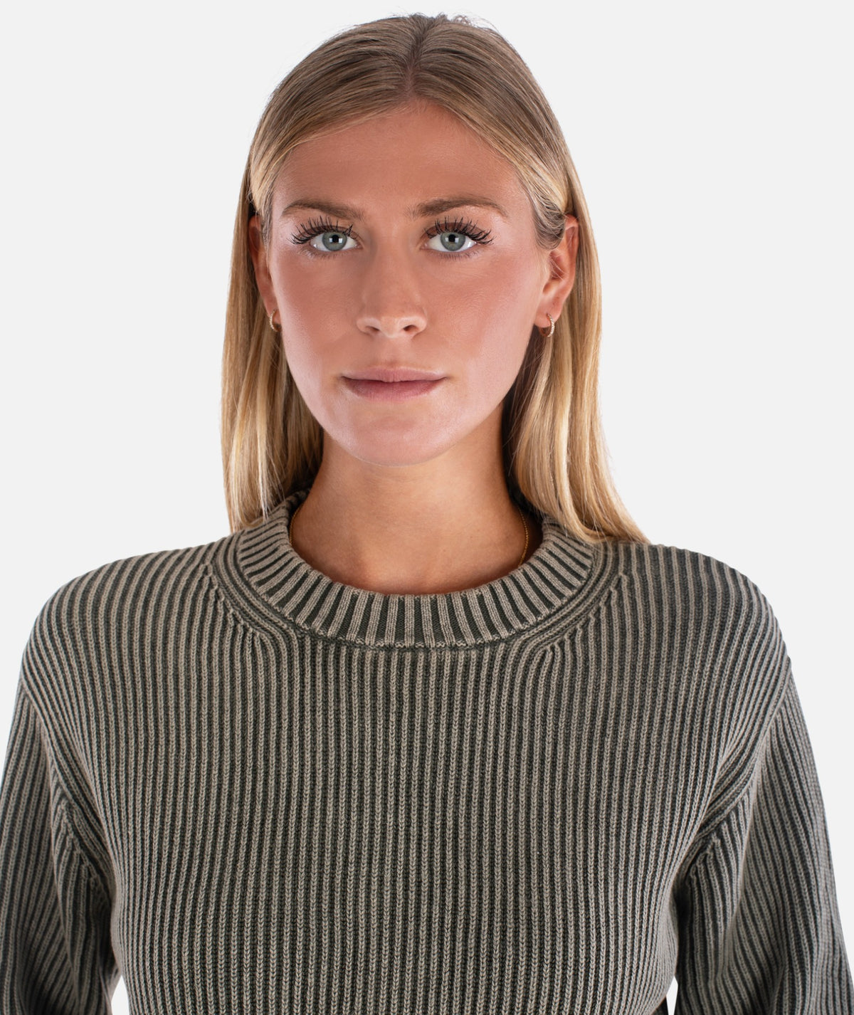 Sundrenched Crewneck Sweater - Olive - Jetty