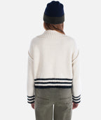 Tybee Henley Sweater - Ivory - Jetty