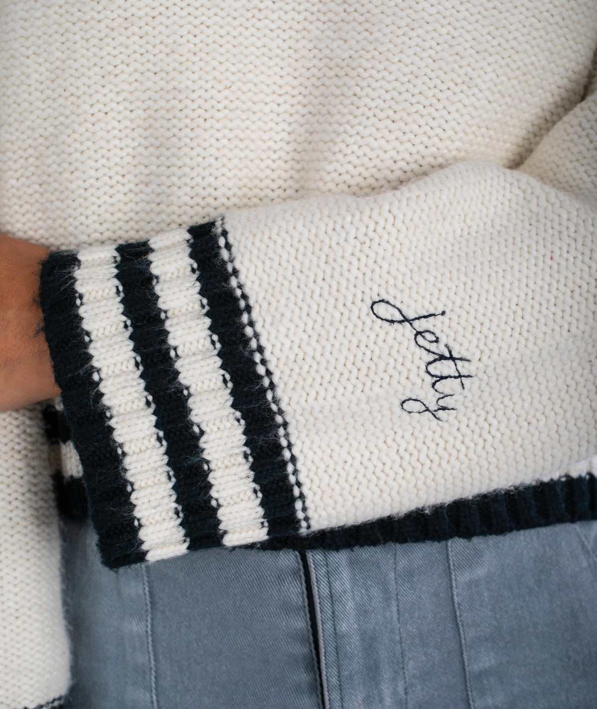 Tybee Henley Sweater - Ivory - Jetty