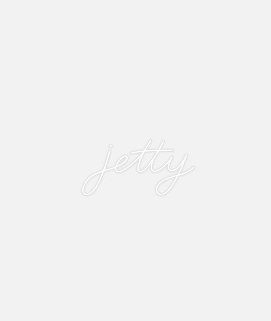 Script Decal - White - Jetty