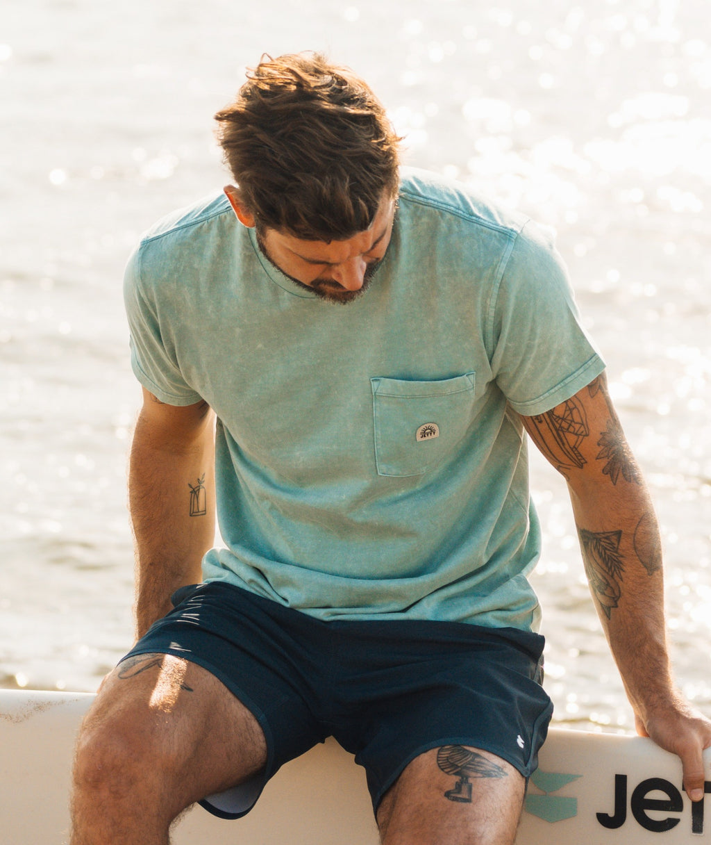 Tanker Heavyweight Tee - Mint - Jetty