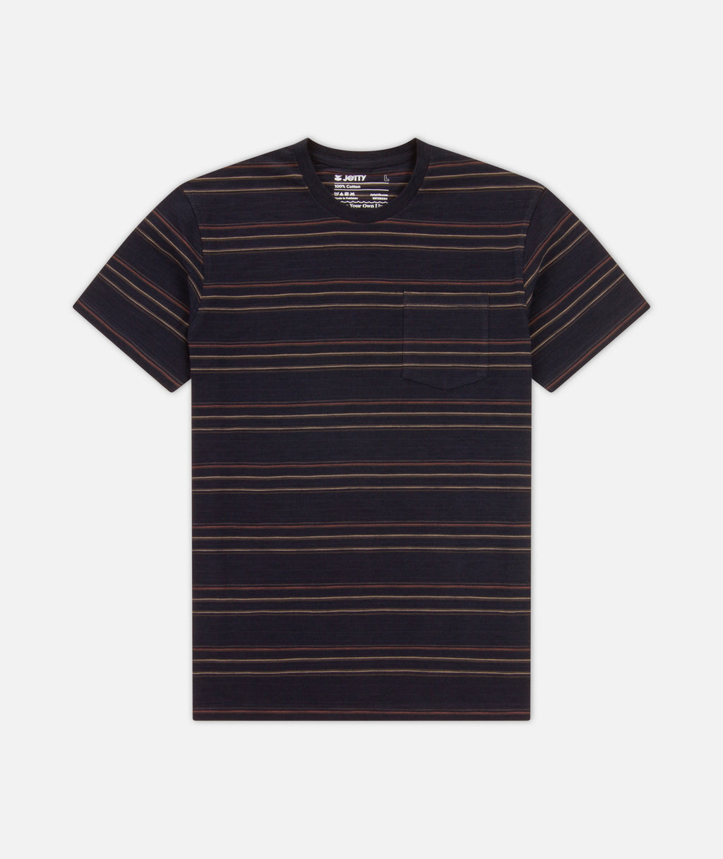 Pehala Slub Premium Tee - Navy - Jetty