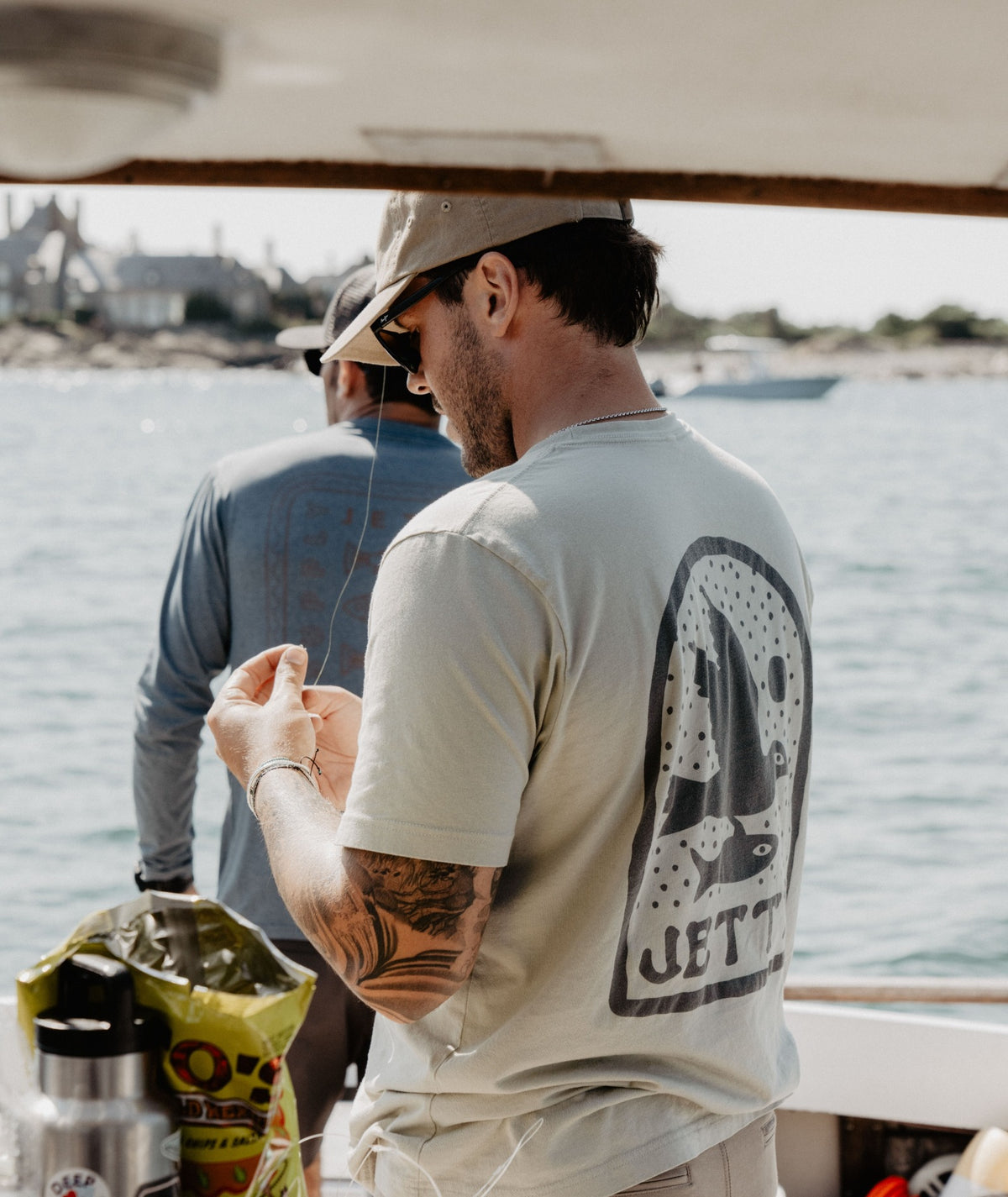 Fish Finder Tee - Green - Jetty