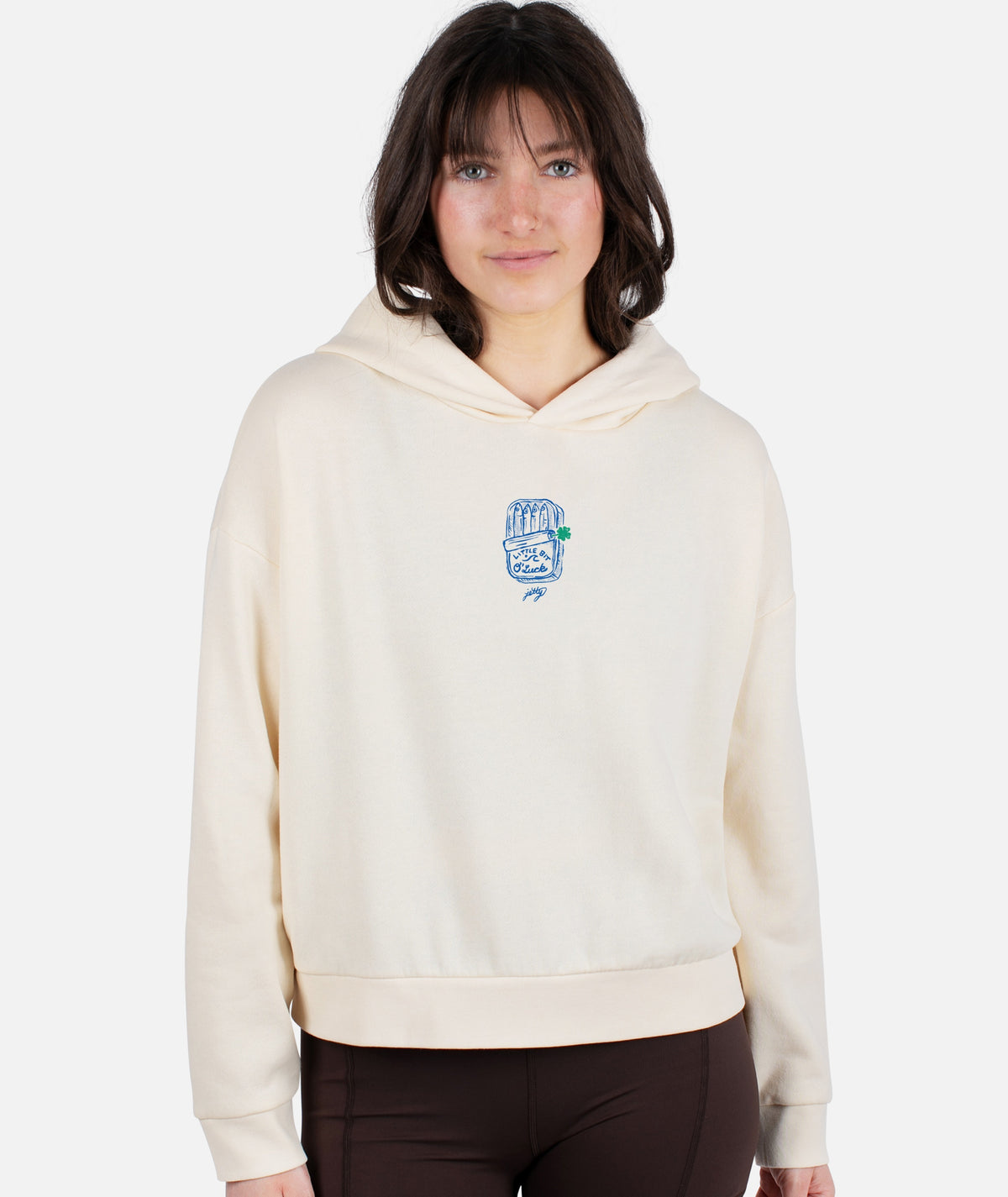 Lucky Sardines Hoodie - Bone